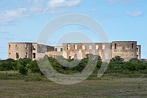 The castle of Borgholm located on Ã–land