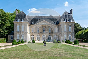 The castle of Boury in the Oise in France