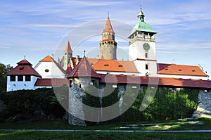 Castle Bouzov. Czech republic