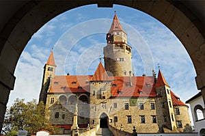 Castle Bouzov. Czech republic