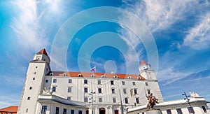 Castle of Bratislava on a beautiful sunny day, Slovakia