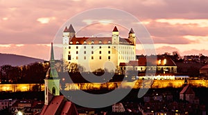 Castle in Bratislava City