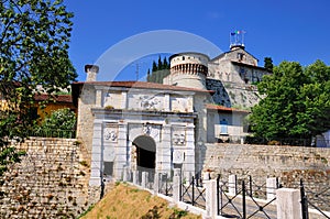 Castle of Brescia, Italy