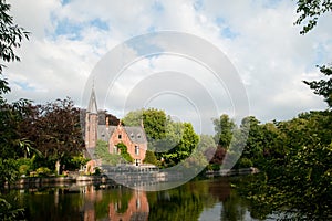 Castle in Bruges Belgium