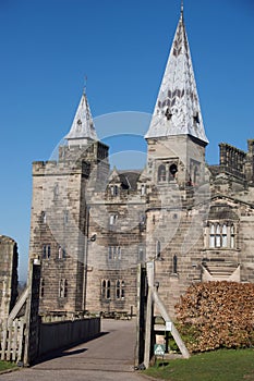 Castle building and the spires