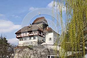 Castle built in 13th century in Frauenfeld, Switzerland