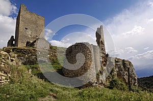Castle of CalataÃÂ±azor, Soria Province, Castilla y LeÃÂ³n,Spain photo