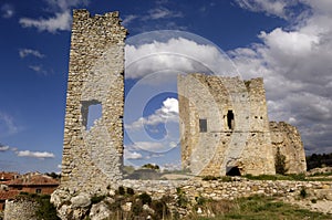 Castle of CalataÃÂ±azor , Soria Province, Castilla y LeÃÂ³n, Spain photo