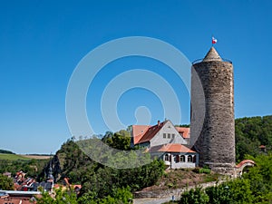 Castle in Camburg Thuringia Saale