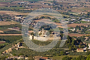 The castle of Campello alto sul Clitunno in Umbria photo