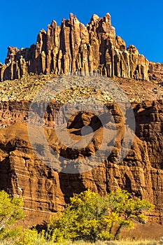 The Castle at Capital Reef National Park in Utah