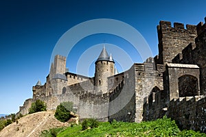 Castle of Carcassonne, France. Europe photo