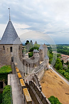 Castle of Carcassonne - south of France