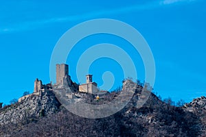 castle of carpineti bismantova stone lands of matilde di canossa tuscan emilian national park photo