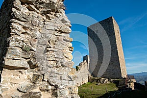 castle of carpineti bismantova stone lands of matilde di canossa tuscan emilian national park italy photo