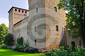 Castle of Castelguelfo. Noceto. Emilia-Romagna. Italy.