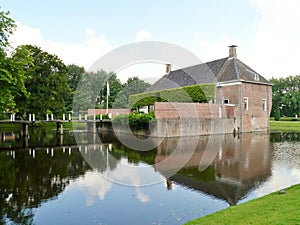 The castle and the castle-moat of Verhildersum