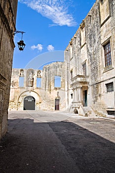 Castle of Cavallino. Puglia. Italy.