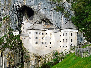 A castle in a cave