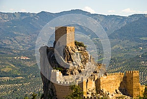 The castle of Cazorla in Andalusia, Spain