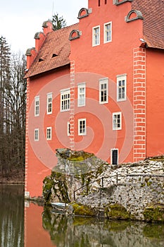 Castle Cervena Lhota. Czech republic