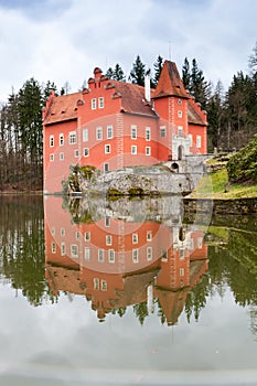 Castle Cervena Lhota. Czech republic