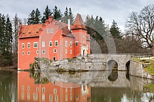 Castle Cervena Lhota. Czech republic