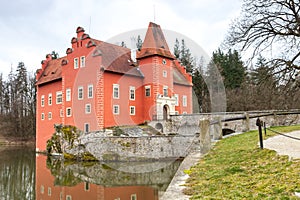 Castle Cervena Lhota. Czech republic