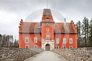 Castle Cervena Lhota. Czech republic photo