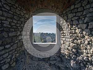 Castle chamber with window