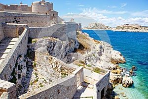 Castle Chateau d'If, near Marseille France