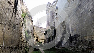 Castle Chateau de Breze in the Loire Valley. France