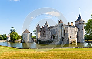 Castle Chateau de la Brede. Gironde.