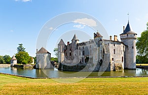 Castle Chateau de la Brede. Gironde. photo