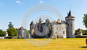 Castle Chateau de la Brede. Gironde. France