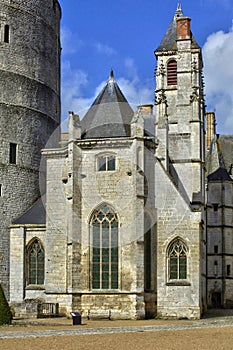 Castle of Chateaudun in Eure et Loir