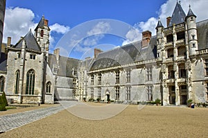 Castle of Chateaudun in Eure et Loir
