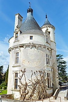 Castle Chenonceau: The Marques Tower (France).