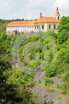 Castle and church