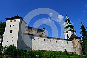 Castle with church