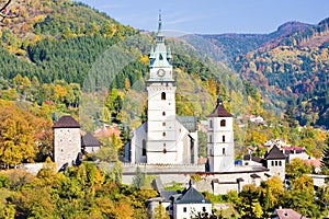 Castle and church of St. Catherine, Kremnice, Slovakia