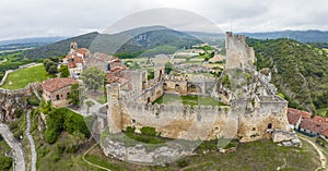 Castle of the city of Frias Burgos, Spain photo