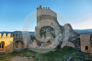 Castle of the city of Frias in Spain