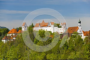 Castle of city Fuessen in Bavaria photo