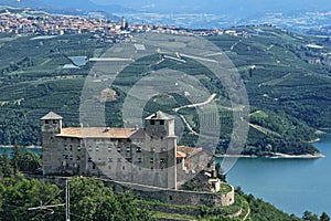 The Castle of Cles in Val di Non, Northern Italy