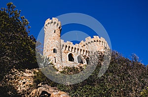 Castle on the cliff photo