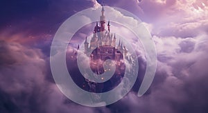 castle in the clouds wallpaper,