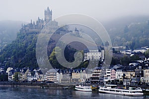 Castle at Cochem on Mosel River, Germany