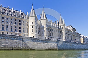 Castle Conciergerie - former royal palace, Paris