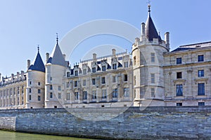 Castle Conciergerie - former royal palace, Paris